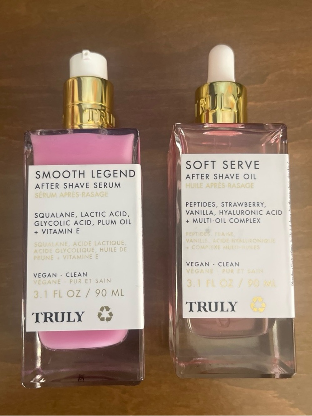TRULY Smooth Legend & Soft Serve After Shave Duo — Pink